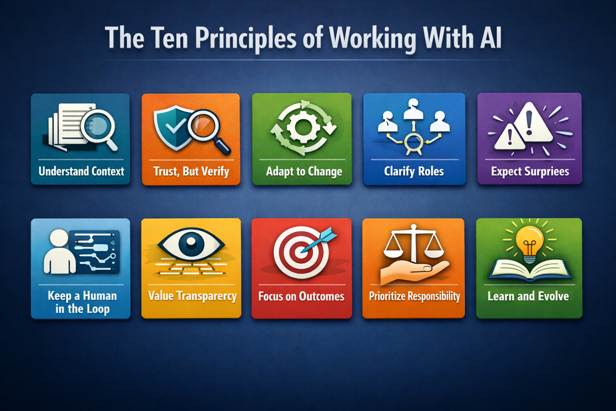 The Ten Principles for Working With AI